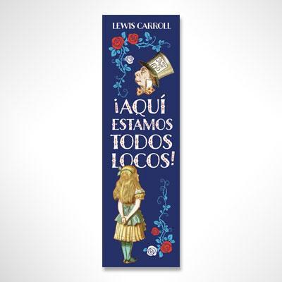 Marcador Alicia en el País de las Maravillas-Editorial Alma-Libros787.com