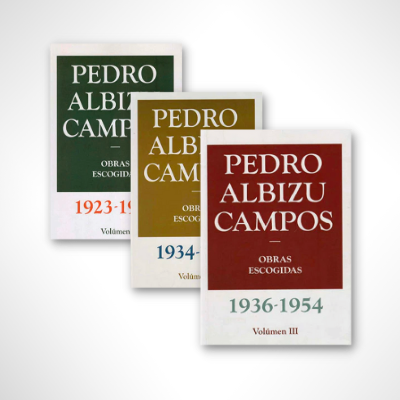 Pedro Albizu Campos: Obras escogidas (Volumen I, II & III)