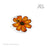 Flor de Cosmos y Abeja (Premium Sticker)