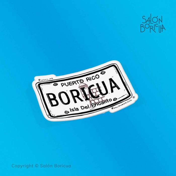 Tablilla Clásica Boricua (Premium Sticker)