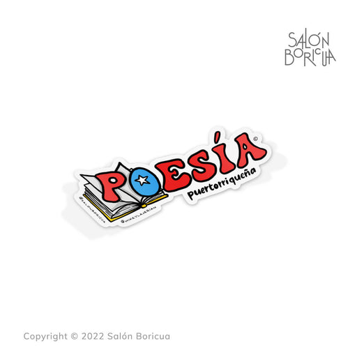 Poesías Puertorriqueña (Premium Sticker)