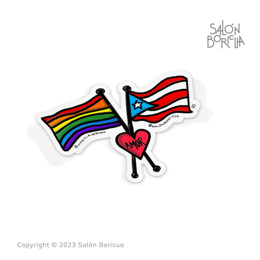 Amor LGBTTIQ+ x Puerto Rico (Premium Sticker)