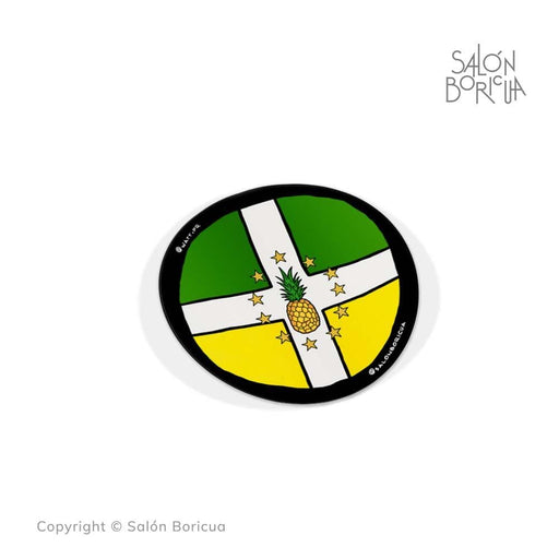 Bandera: Lajas Rounded #41 (Premium Sticker)