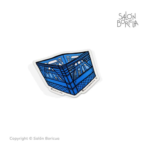 Cajón de Leche - AZUL (Premium Sticker)