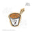 Pocillo de Café con Leche (Premium Sticker)