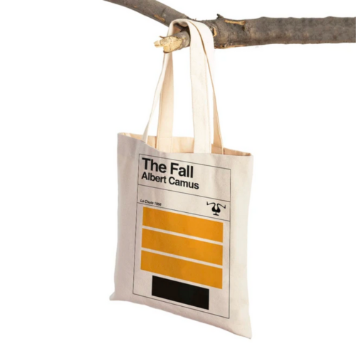 Book Cover Tote Bag: The Fall (Natural Canvas)