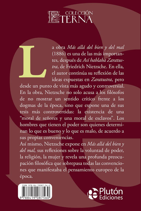 Más allá del bien y del mal