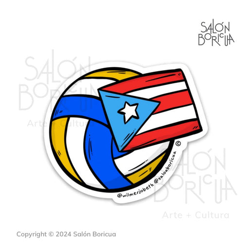 Bola de Voleibol- Volleyball (Premium Sticker)