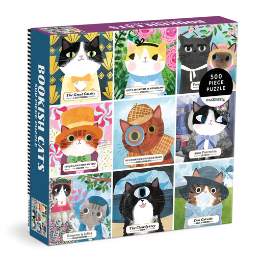 Bookish Cats 500 Piece Family Puzzle