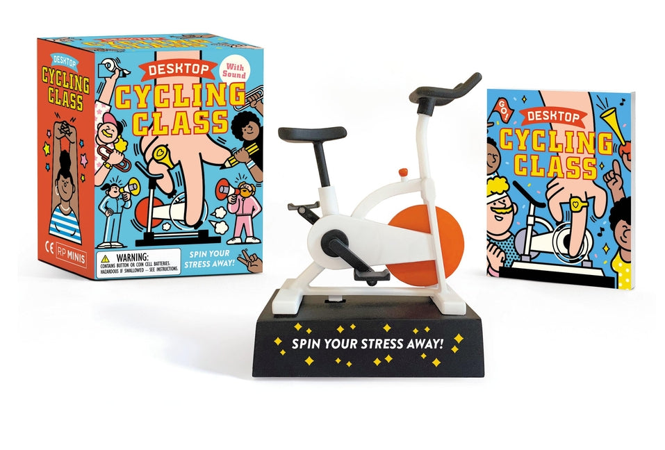Desktop Cycling Class: Spin Your Stress Away! [With Battery]