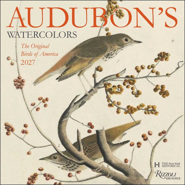 Audubon's Watercolors 2027 Wall Calendar