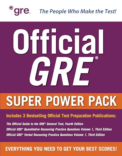 Official GRE Super Power Pack, Third Edition