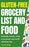 Gluten-Free Grocery list and Food