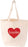 Heart Books Tote