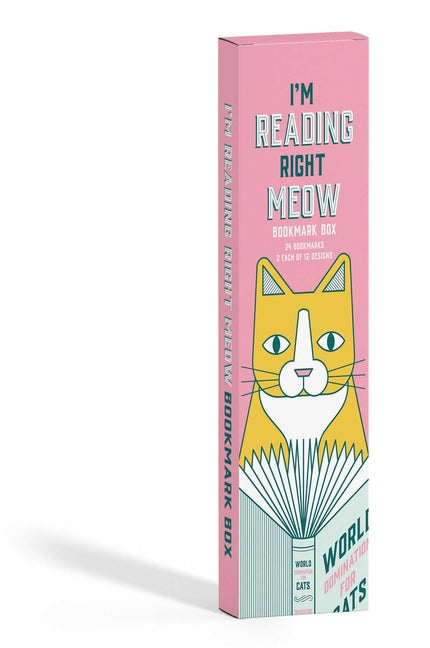 I'm Reading Right Meow Bookmark Box