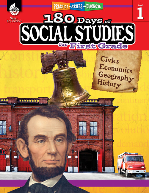 180 Days(r) Social Studies for First Grade: Practice, Assess, Diagnose