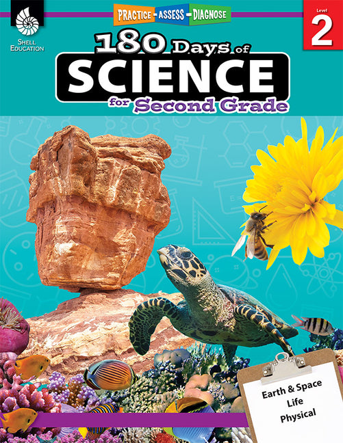 180 Days(r) Science for Second Grade: Practice, Assess, Diagnose