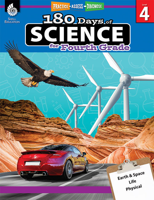 180 Days(r) Science for Fourth Grade: Practice, Assess, Diagnose