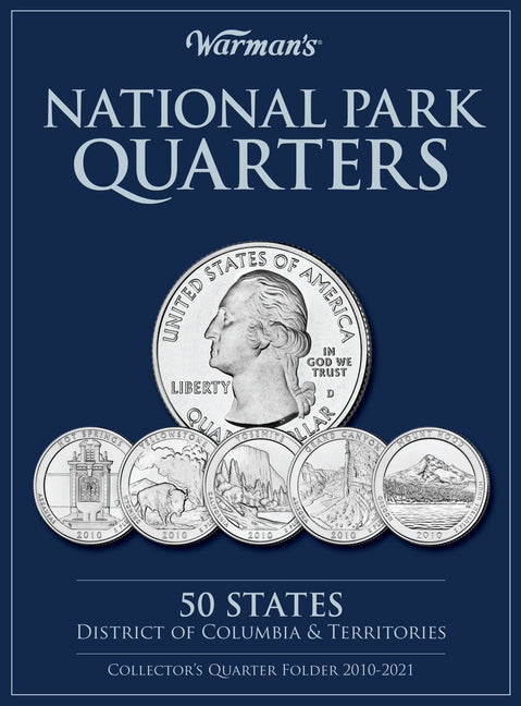 National Park Quarters: 50 States + District of Columbia & Territories: Collector's Quarters Folder 2010-2021