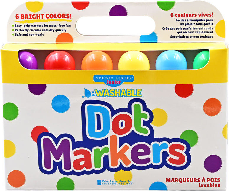 Studio Series Jr. Washable Dot Markers - 6 Colors