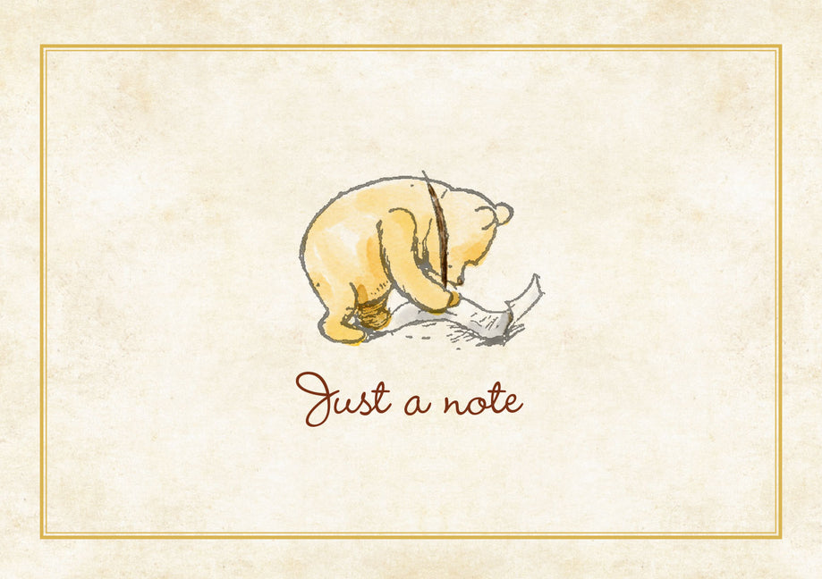 Winnie-The-Pooh Note Cards (14 Cards, 15 Self-Sealing Envelopes)