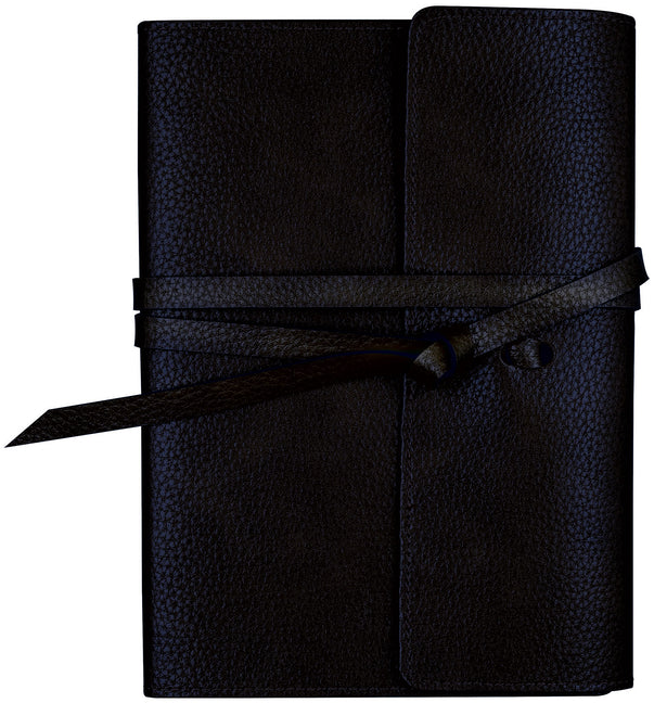 Black Leather Wrap Journal (Traveler's Notebook)