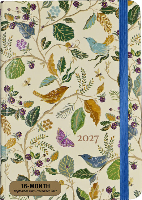2027 Birds & Berries Weekly Planner (16 Months, Sept 2026 to Dec 2027)