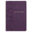 KJV Bible Thinline Large Print (Faux Leather, Purple Floral)