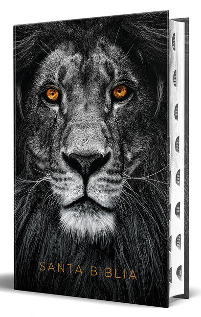 Biblia Rvr 1960 Letra Grande Tamaño Manual, Tapa Dura Leã3n de Juda Con Ã-Ndice / Spanish Bible Rvr 1960 Handy Size Large Print Hardcover Lion of Juda