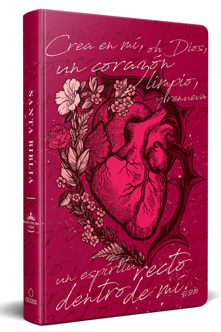 Biblia Reina Valera 1960 Letra Grande, Tapa Dura, Tamaño Manual Corazón (Rosada) / Spanish Bible Rvr 1960. Handy Size, Large Print, Hardcover, Pink