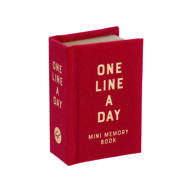 Rose Velvet Mini One Line a Day: A One-Year Memory Book