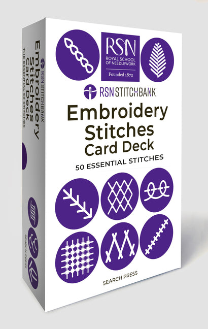 Rsn Stitch Bank: The Embroidery Stitches Card Deck: 50 Essential Stitches