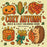 Bold & Easy Cozy Autumn Coloring Book: Cute Fall Festive Stress Relief Coloring