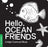 Hello, Ocean Friends: A Black-And-White Board Book for Babies That Helps Visual Development
