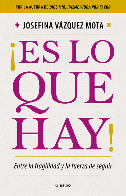 Â¡es Lo Que Hay! Entre La Fragilidad Y La Fuerza de Seguir / It Is What It Is! Between Fragility and the Strength to Keep Going