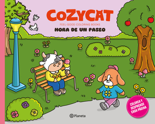 Cozy Cat 8. Hora de Un Paseo / Cozy Cat 8. Time for a Walk (Feel-Good Coloring Books)