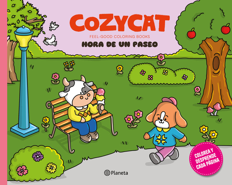 Cozy Cat 8. Hora de Un Paseo / Cozy Cat 8. Time for a Walk (Feel-Good Coloring Books)