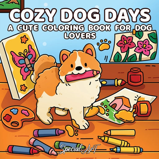 Cozy Dog Days: A Cute Coloring Book for Dog Lovers