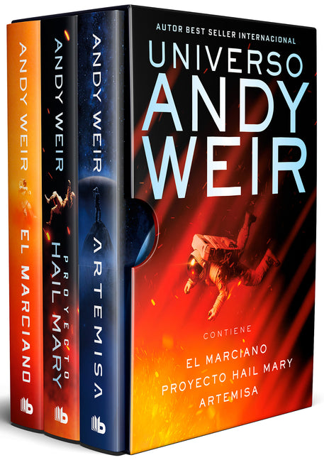 Universo Andy Weir (Edición Estuche: El Marciano / Proyecto Hail Mary / Artemisa) / Andy Weir Universe (Box Set: The Martian / Project Hail Mary / Art
