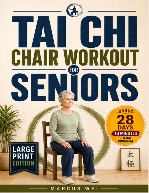 Tai Chi Chair Workout for Seniors: A 28-Day Gentle Movement Program with 10-Minute Daily Sessions, Exercise Charts and Simple Exercises for Seniors, O