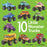 10 Little Monster Trucks