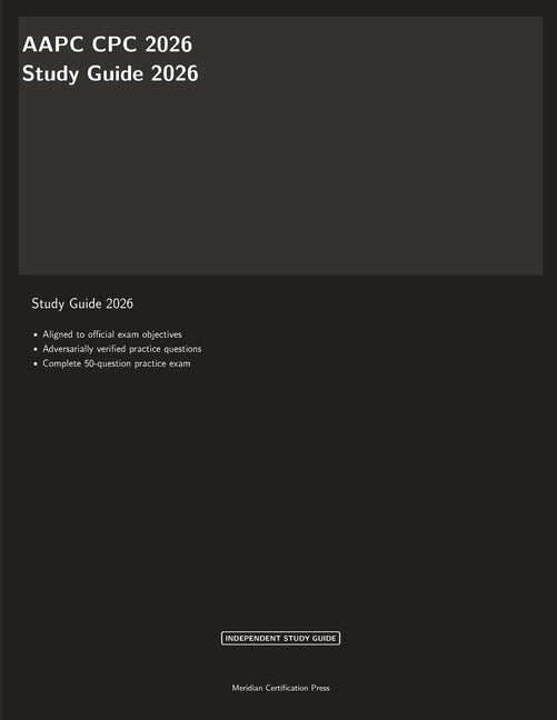 AAPC CPC 2026 Study Guide