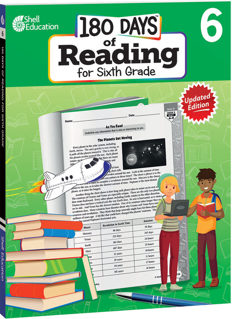 180 Days(r) Reading for Sixth Grade, 2nd Edition: Practice, Assess, Diagnose