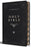 KJV Holy Bible, Giant Print Thinline Large Format, Black Premium Imitation Leather with Ribbon Marker, Red Letter, and Thumb Index
