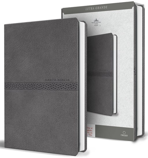 Biblia Rvr 1960 Letra Grande, Tamaño Manual, Símil Piel Gris, Edición Económica / Rvr 1960 Bible, Large Print Handy Size, Gray Imitation Leather, Econ