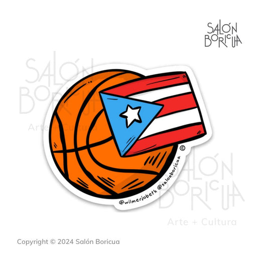 Bola de Baloncesto - Basketball (Premium Sticker)