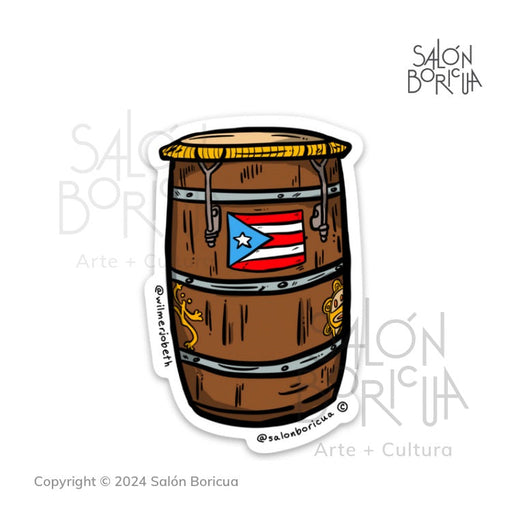 Barril de Madera (Premium Sticker)