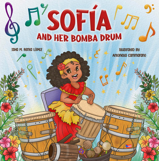 Sofía and her Bomba Drum