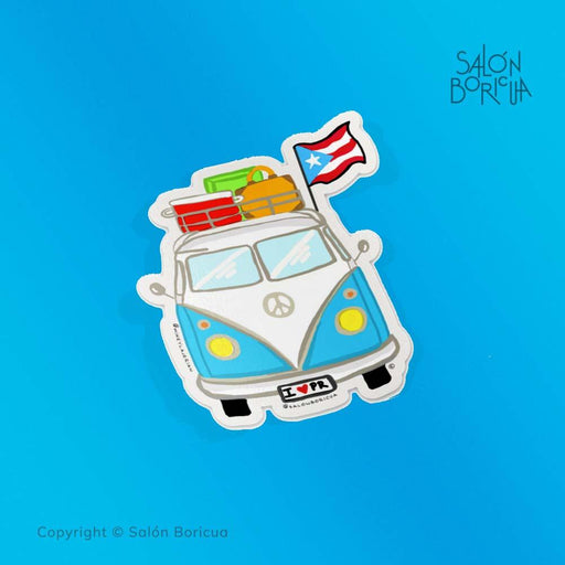 La VW Boricua (Premium Sticker)