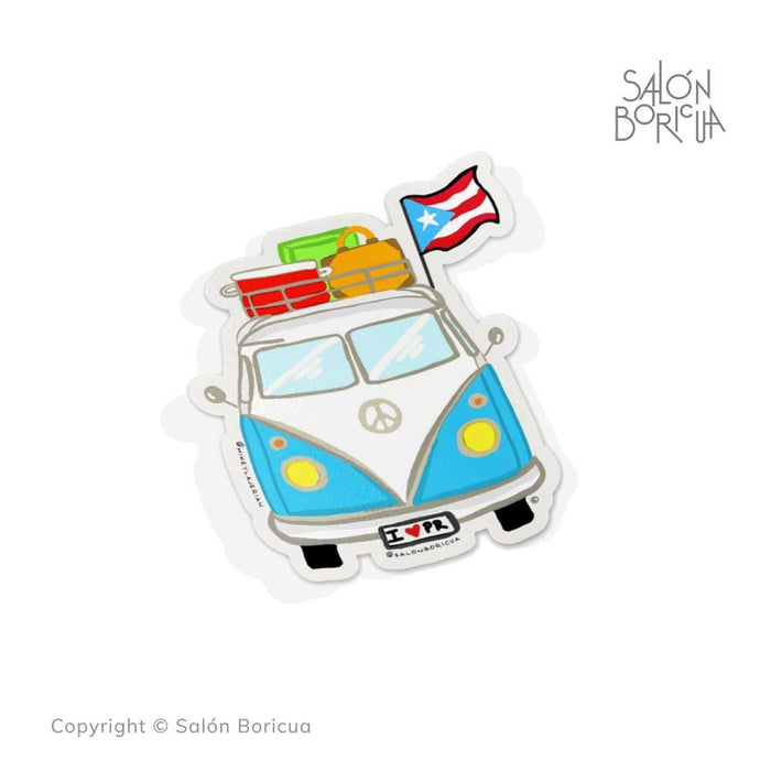 La VW Boricua (Premium Sticker)